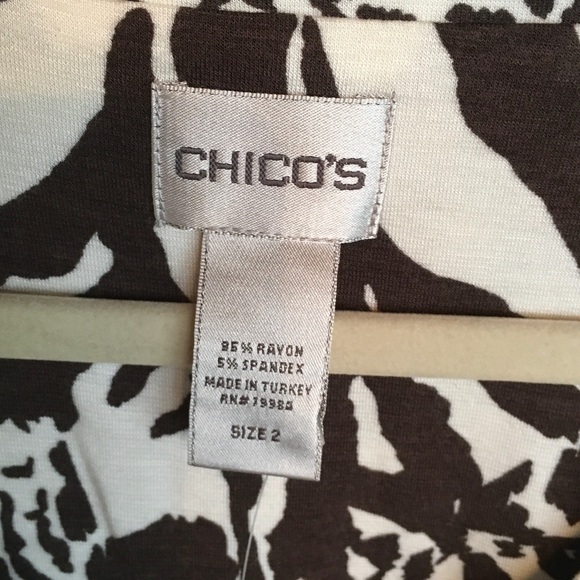 Chico's Zebra Patterned Women's Blouse - NWT - Picture 4 of 5